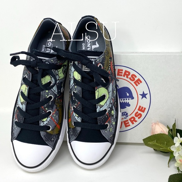 Converse DINO Chuck Taylor OX Canvas Print Kid’s - Picture 5 of 8